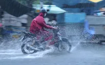 Bạc Liêu: Nhiều tuyến đường lại ngập nặng sau mưa lớn