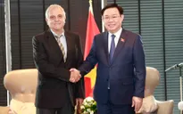 Chủ tịch Quốc hội Vương Đình Huệ tiếp Chủ tịch Hội hữu nghị Bulgaria - Việt Nam