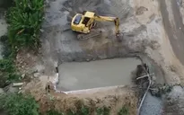 Ngang nhiên khai thác cát trái phép tại Điện Biên