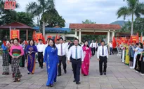 Phó Chủ tịch nước Võ Thị Ánh Xuân dự khai giảng tại Trường THPT Dân tộc nội trú Ngọc Lặc, Thanh Hóa