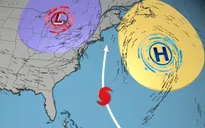 Bão Lee nhanh chóng mạnh lên thành bão cấp 4 khi tiến đến vùng biển Caribe