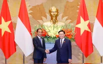 Chủ tịch Quốc hội Vương Đình Huệ hội kiến Tổng thống Indonesia Joko Widodo