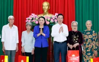 Chủ tịch nước chúc Tết gia đình chính sách, hộ nghèo tỉnh Vĩnh Long