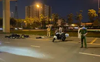 Mô tô phân khối lớn đối đầu xe máy, 2 người tử vong
