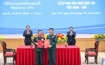 Việt Nam và Lào ký kết nhiều văn kiện hợp tác quan trọng