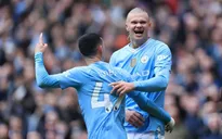 Erling Haaland lập cú đúp, Man City giành 3 điểm trước Everton