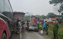 Tai nạn liên hoàn trên quốc lộ 1A, 2 người thương vong