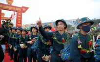 Hơn 2.100 thanh niên vùng mỏ hăng hái lên đường làm nhiệm vụ bảo vệ Tổ quốc