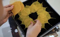 Độc đáo các sản phẩm từ tranh lá bồ đề