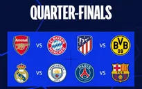Kết quả bốc thăm chia cặp tứ kết UEFA Champions League: Xuất hiện trận "chung kết sớm"