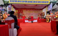 Khai mạc Triển lãm sản phẩm làng nghề mộc, sinh vật cảnh Canh Nậu năm 2024