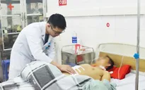 Chấn thương bụng kín sau cú ngã đập bụng xuống nền cứng từ độ cao 4m