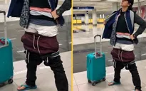 Giới trẻ Trung Quốc gây sốt với cách “lách phí” hành lý máy bay