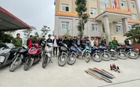 Ngăn chặn vụ hơn 40 đối tượng hỗn chiến bằng tuýp sắt gắn dao nhọn tại Hà Nội