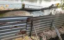 Sạt lở bờ kè Thanh Đa, TP Hồ Chí Minh