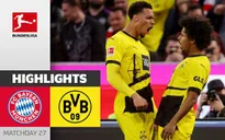 Bayern Munich 0-2 Dortmund: Không còn cơ hội! (Vòng 27 Bundesliga)
