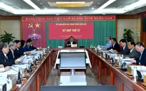 Thông cáo báo chí Kỳ họp thứ 37 của Ủy ban Kiểm tra Trung ương