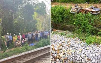 Xe máy va chạm với tàu hỏa, một người đàn ông tử vong