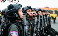 Vẻ đẹp "hút hồn" của nữ chiến sĩ lực lượng Cảnh sát cơ động