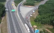 Giải pháp phân luồng xe vào cao tốc Cam Lộ - La Sơn phát huy hiệu quả