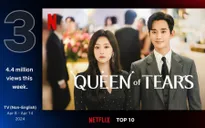 Nữ hoàng nước mắt 6 tuần liên tiếp lọt Top 10 phim truyền hình dài tập của Netflix