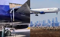 Máy bay Boeing bung máng trượt thoát hiểm trên không