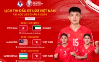 Lịch thi đấu và trực tiếp của U23 Việt Nam tại vòng chung kết châu Á trên VTV