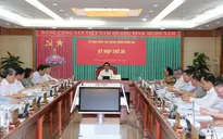 Thông cáo báo chí Kỳ họp thứ 39 của Ủy ban Kiểm tra Trung ương