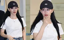 Kim Ji Won trở về Hàn Quốc gây náo loạn ở sân bay