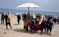 Đà Nẵng: Tìm thấy thi thể nam thanh niên bị sóng biển cuốn mất tích
