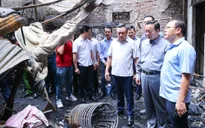 Phó Thủ tướng Trần Hồng Hà trực tiếp chỉ đạo khắc phục hậu quả vụ cháy nhà trọ ở Trung Kính