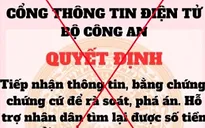 Giả mạo Cổng thông tin điện tử Bộ Công an để "thu hồi tiền lừa đảo"