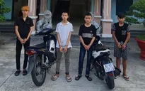 Bắt giữ 4 đối tượng thanh thiếu niên thực hiện nhiều vụ trộm cắp xe máy