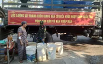 Kiên Giang tiếp tục hỗ trợ gần 50m3 nước sinh hoạt cho người dân vùng biên giới