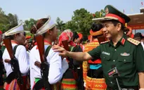 Đại tướng Phan Văn Giang thăm, kiểm tra, động viên lực lượng diễu binh, diễu hành