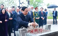 Lãnh đạo Đảng, Nhà nước dâng hương tại Đền thờ liệt sĩ chiến trường Điện Biên Phủ