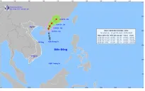 Áp thấp nhiệt đới mạnh lên trở thành Bão số 1