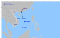 Áp thấp nhiệt đới suy yếu và tan dần
