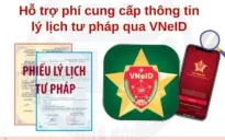 Hà Nội miễn phí cấp phiếu lý lịch tư pháp trên ứng dụng VNeID