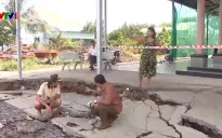 Đê sông Vàm Cỏ Tây đứng trước nguy cơ sạt lở gia tăng