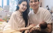 Đinh Mạnh Ninh khóc trong đám cưới, Đoàn Văn Hậu khoe ảnh con trai đầu lòng