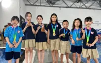 Đến Trường Quốc tế Nhật Bản xem các bé được học bơi từ khi mới 3 tuổi sẽ như thế nào?
