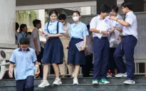 Thí sinh tại TP Hồ Chí Minh hoàn thành kỳ thi tuyển sinh vào lớp 10