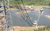 Gói thầu đầu tiên dự án đường dây 500kV mạch 3 về đích