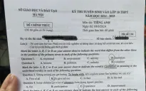 Đề thi tiếng Anh vào lớp 10 của Hà Nội năm 2024-2025