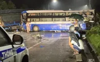 Tai nạn liên hoàn ở đường tránh Huế, 9 người bị thương