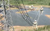 Gói thầu đầu tiên dự án 500kV mạch 3 hoàn thành thi công