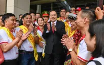Chủ tịch Quốc hội gặp mặt người hiến máu tình nguyện tiêu biểu toàn quốc