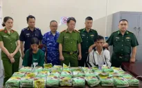 Bắt đôi vợ chồng vận chuyển 30kg ma túy đá