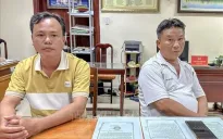 Bắt tạm giam hai đối tượng khai thác cát trái phép